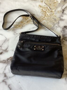 kate spade Black Nylon Crossbody